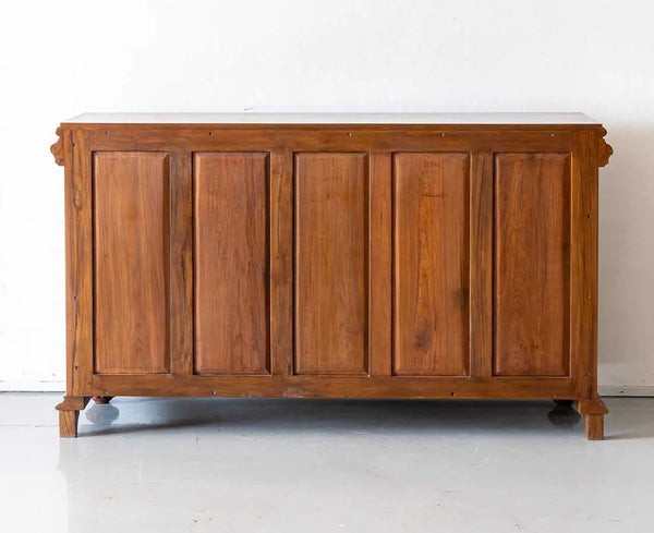 Traditional & Luxurious Carved Teakwood Sideboard
