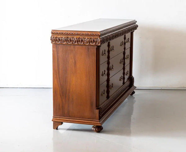 Traditional & Luxurious Carved Teakwood Sideboard