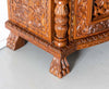 Traditional & Luxurious Teakwood Floral Carved Sideboard