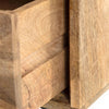 Antwerp Solid Mango Wood With 2 Drawer Bedside Table