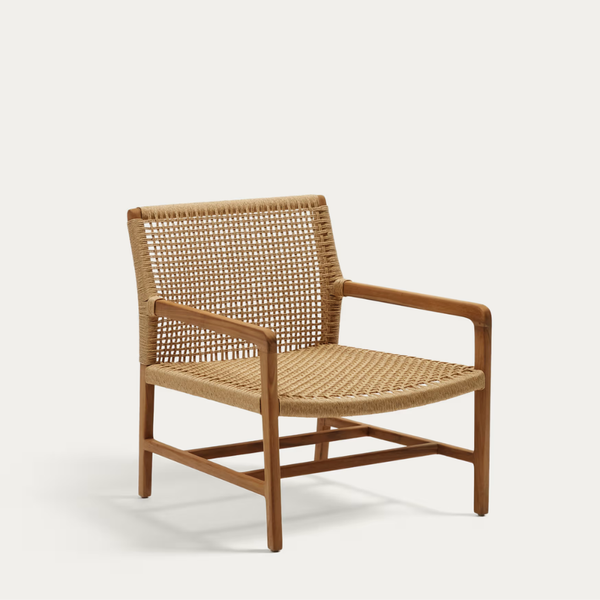 Aracaju Woven Teak Wood Chair