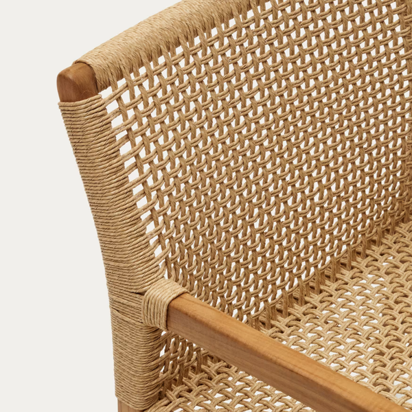 Aracaju Woven Teak Wood Chair