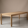 Arequipa Oak Wood Dining Table Set - 4 Seater, 6 Seater, 8 Seater - All Sizes