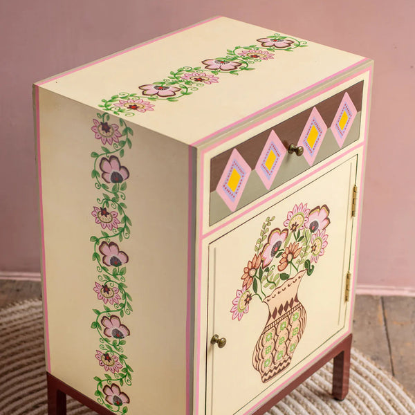 Arid Hand Painted Cabinet