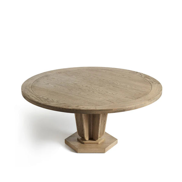 Armagh Solid Wood 6 Seater Round Dining Table