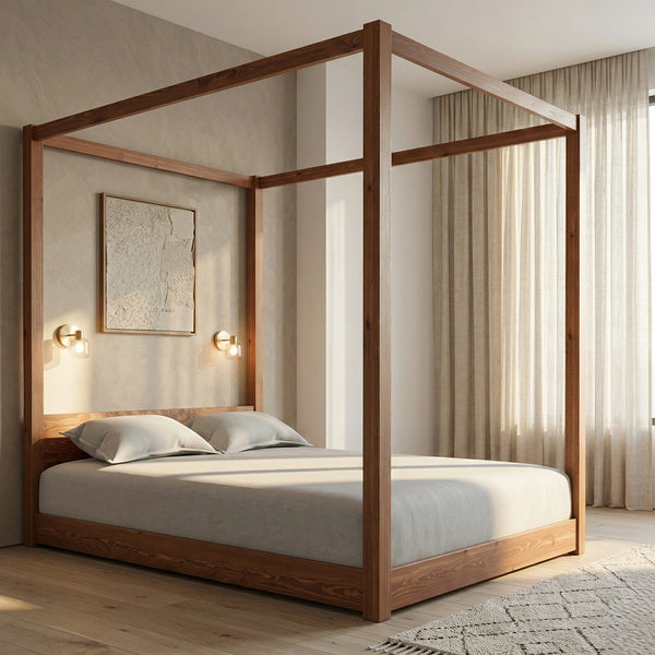Arvada Solid Wood Poster Bed