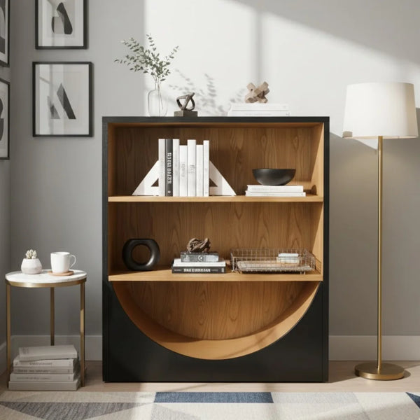 Ash Ravee Bookcase In Black