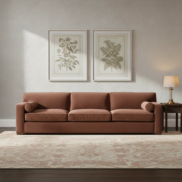 Aspen 4 Seater Velvet Sofa