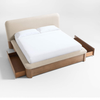 Astrakhan Platform Solid Wood Bed - All Sizes