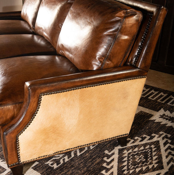 Athens Leather Sofa