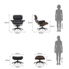 Austin Leatherette Lounge Chair With Foot Rest