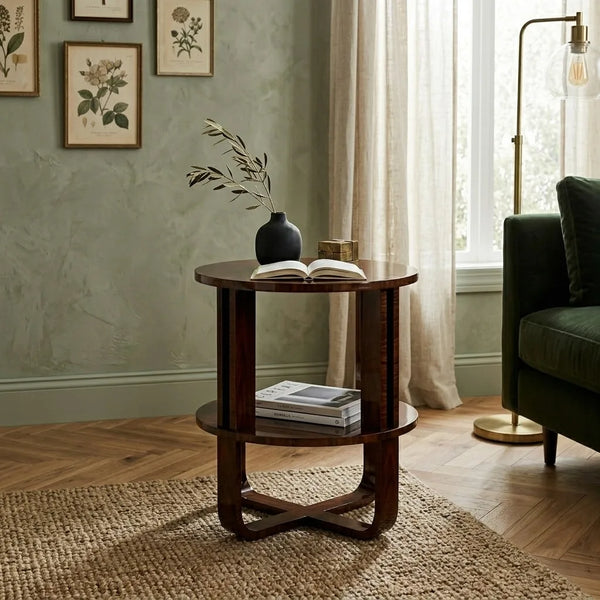 Avignon Solid Wood Side Table