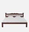 Jodha Sheesham Wood Bed In Provincial Teak Finish - All Sizes
