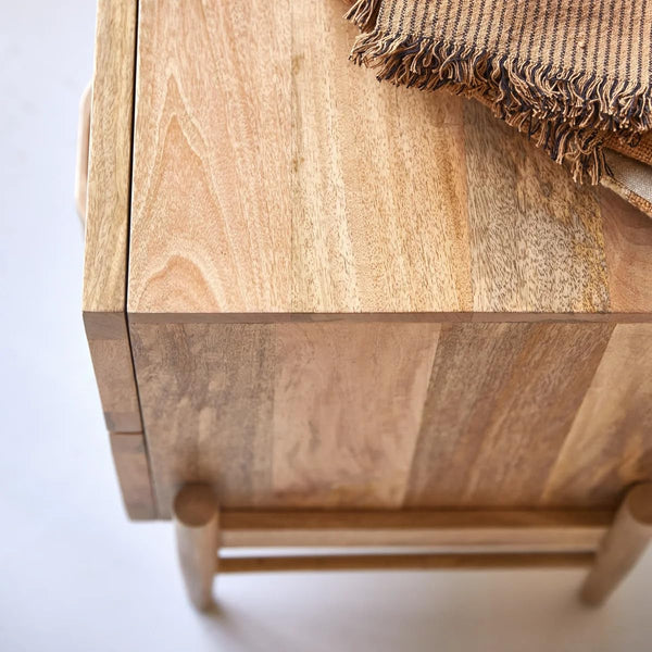 Hobart Rattan Bedside Table - READY TO SHIP