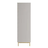 Solid Wood 2- Door Wardrobe - Taupe Finish