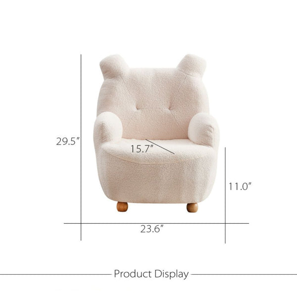 Baby bunny Kids Bear Inspired Boucle Sofa Chair