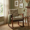 Barrydale Solid Wood Rocking Chair in Honey Oak Finish