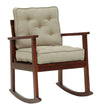 Barrydale Solid Wood Rocking Chair in Honey Oak Finish