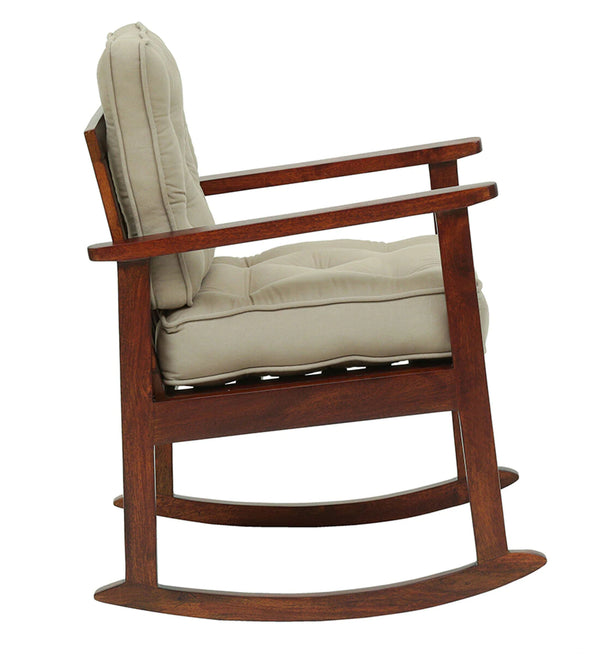 Barrydale Solid Wood Rocking Chair in Honey Oak Finish