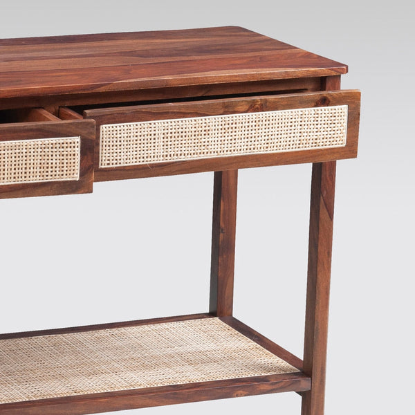 Basingstoke Solid Wood Console Table with Drawers