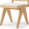 Bega Solid Wood Fabric Dining Chair