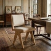 Bega Solid Wood Fabric Dining Chair