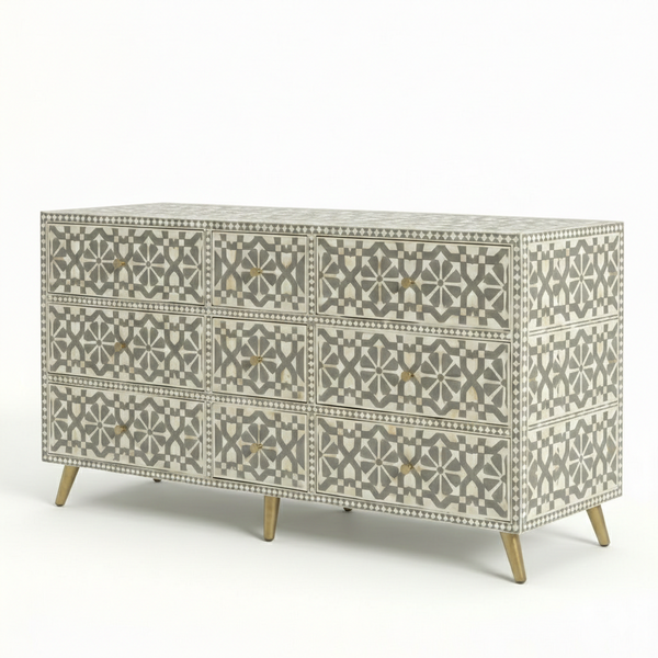 Belfast Acrylic Inlay Chest Of Drawers