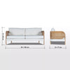 Beverly 3 Seater Rattan Sofa