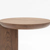 Biloela Oak Wood Round End Table