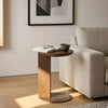Biloela Oak Wood Round End Table 