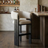 Bitola Modern Wooden Bar Chair (Single Chair)