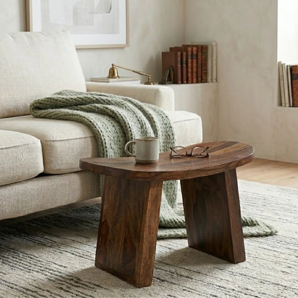 Bizana Sheesham Wood Small Foot Stool
