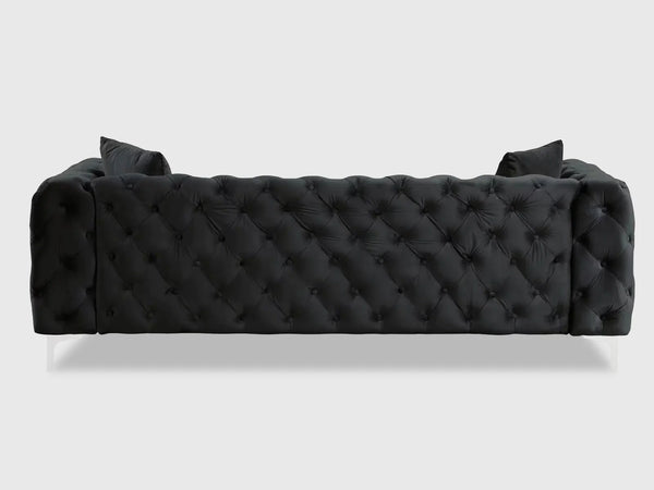 Chesterfield Classy Three Seater Sofa Black