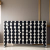 Bone Inlay Sideboard in Black & White
