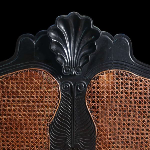 Blackpool Solid Wood Rattan Daybed