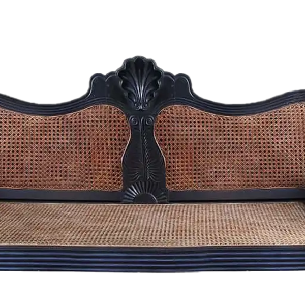 Blackpool Solid Wood Rattan Daybed