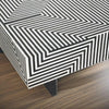 Bone Inlay Coffee Table Monochrome