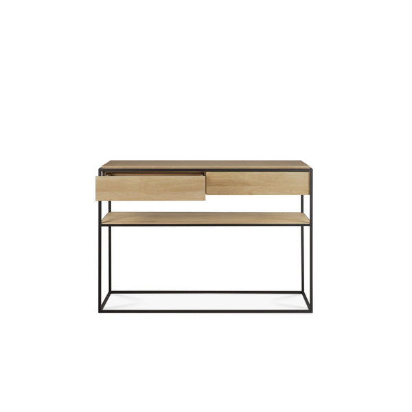 Brasilia Oak Wood Console Table