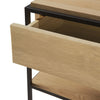 Brasilia Oak Wood Console Table