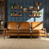 Bruges 3 Seater Leather Sofa