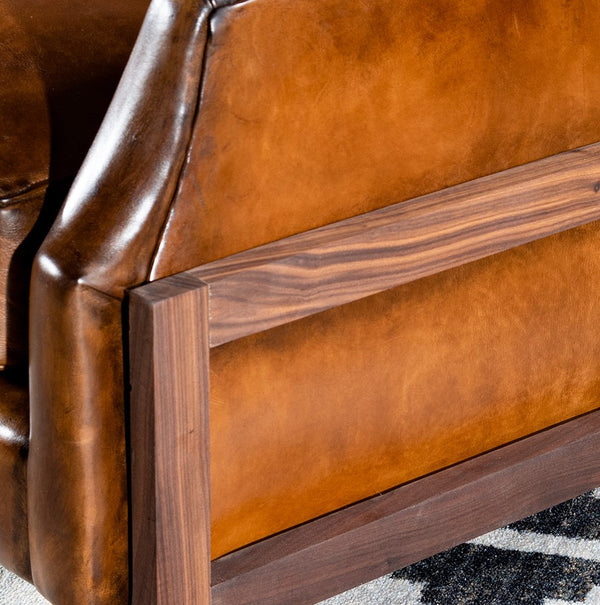 Bruges 3 Seater Leather Sofa