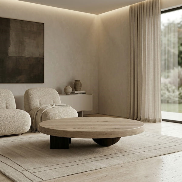 Bruna Round Dual Tone Coffee Table