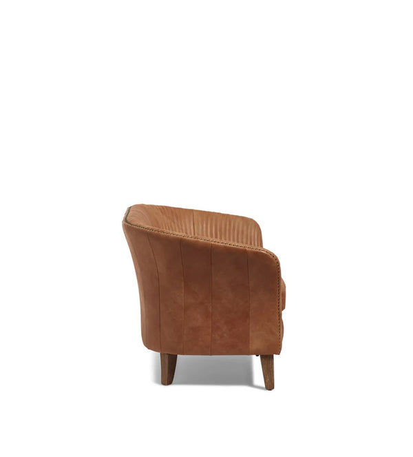 Brunei Vintage 2 Seater Leather Sofa