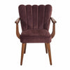 Bulimba Solid Wood Velvet Arm Chair