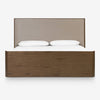 Bunbury Solid Oak Wood Platform Bed-All Sizes