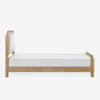 Burnie Oak Wood Platform Bed-All Sizes