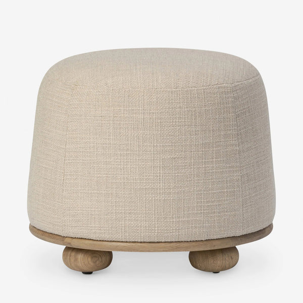 Cabimas Oak Wood Ottoman