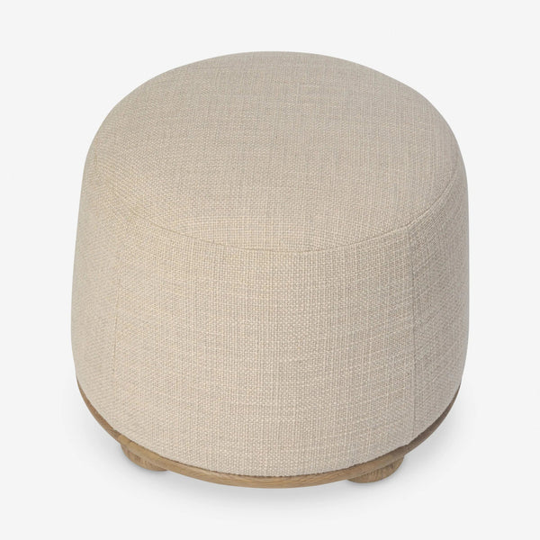 Cabimas Oak Wood Ottoman