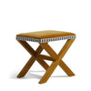 Calla Designer Velvet Ottoman