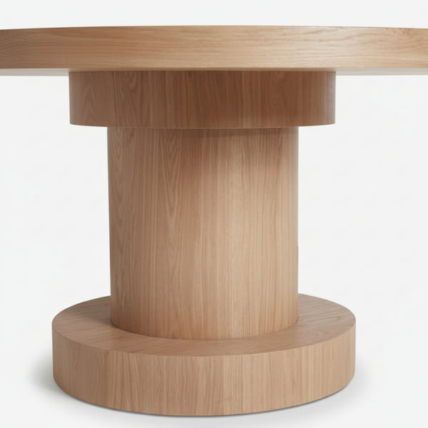 Canberra Solid Wood Round Dining Table Set- All Sizes